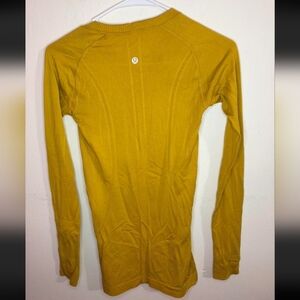 Lululemon Mustard Yellow Long Sleeve Top